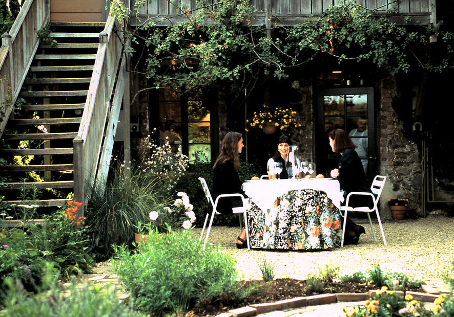 The French Laundry courtyard