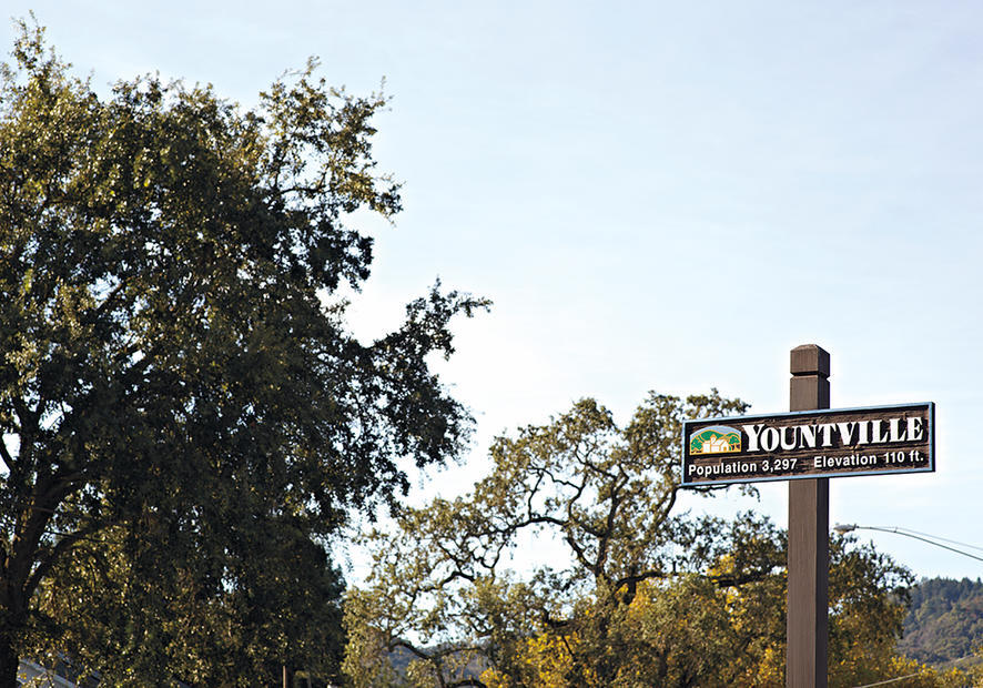 Yountville sign